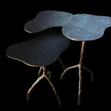 Trio Tables Bronze Shagreen Dorato