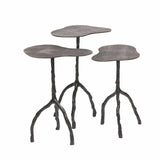 Trio Tables Bronze Shagreen Nera