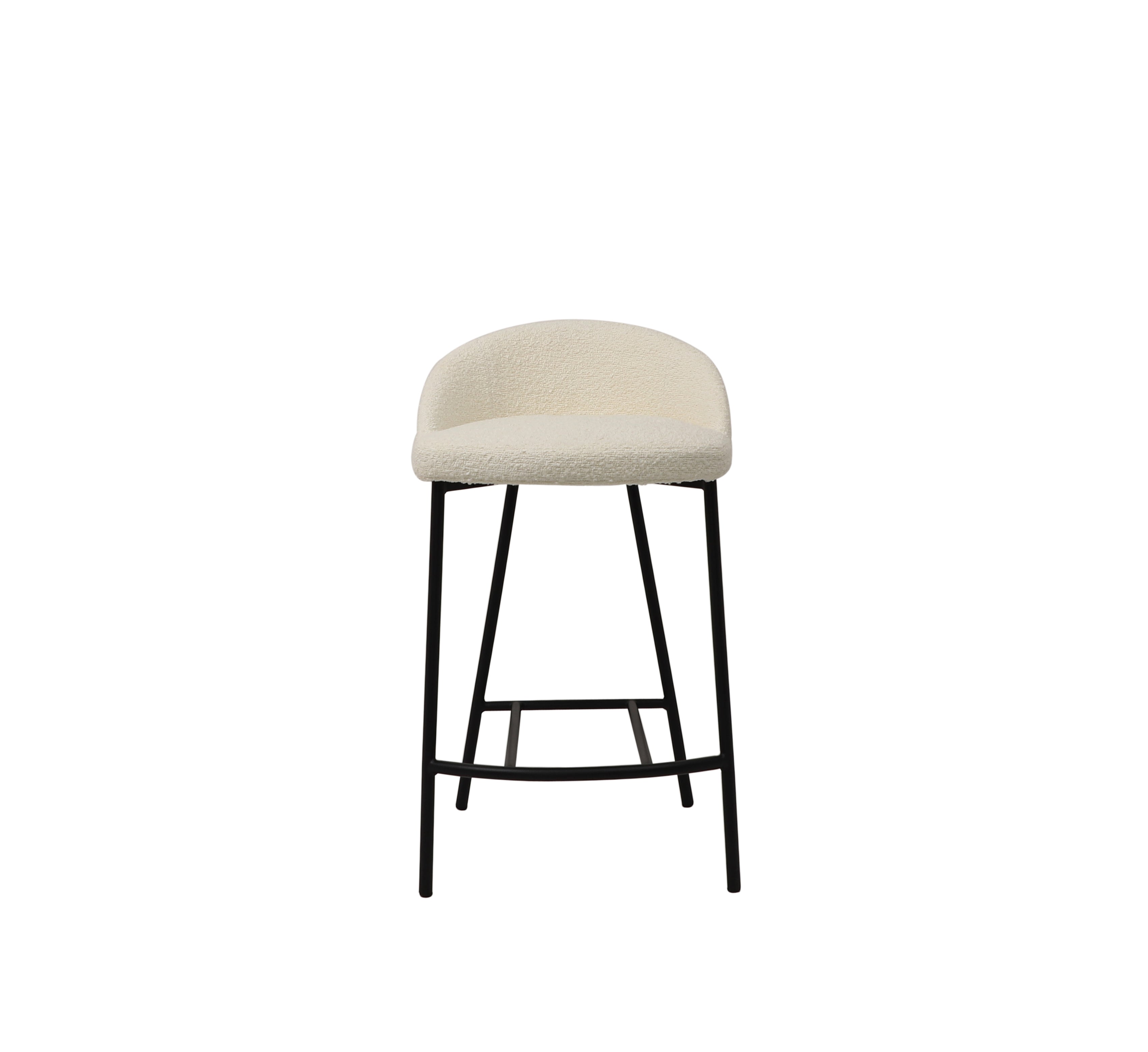 Tux Counter Stool - Chex Boucle Polar – Maison Rêves UK