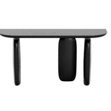 Underline Console Table - Black Oak