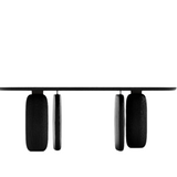 Underline 210 Dining Table - Black Oak