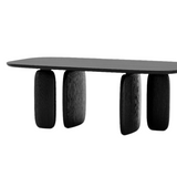 Underline 210 Dining Table - Black Oak