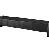 Underline Tv Unit - Black Oak