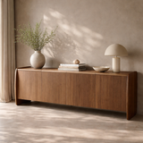 Underline Buffet - Light Walnut - 4 Door