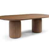 Basilca Dining Table 240 - Walnut