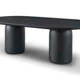Basilca Dining Table 240 - Matte Black