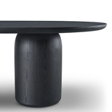 Basilca Dining Table 240 - Matte Black