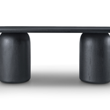 Basilca Dining Table 240 - Matte Black