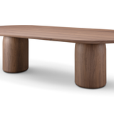 Basilca Dining Table 270 - Walnut