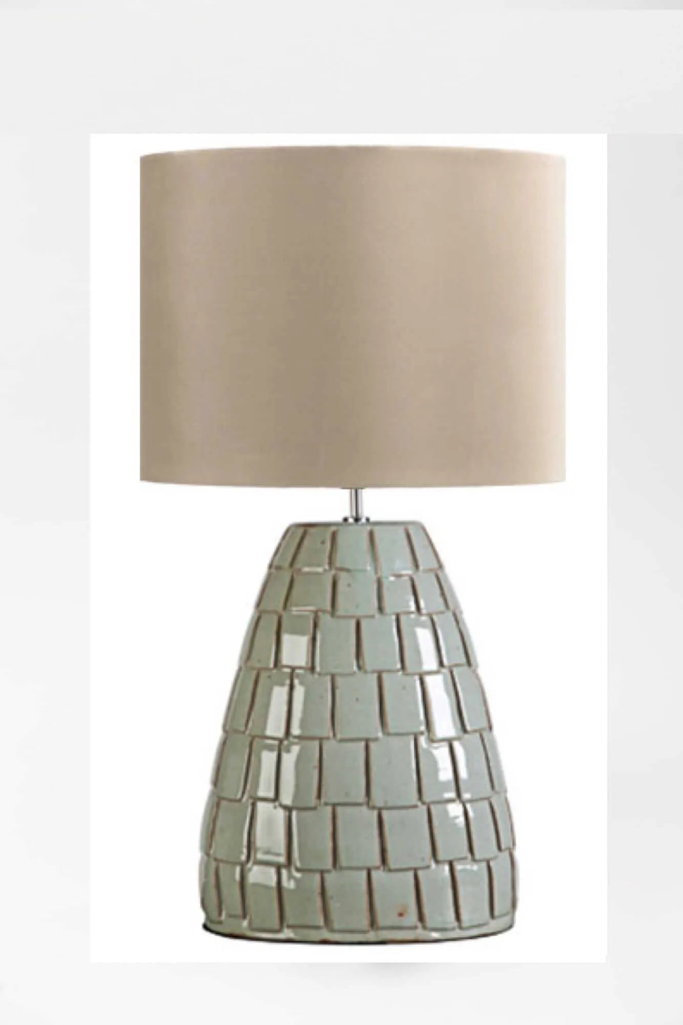 Warrior Ceramic Lamp Large