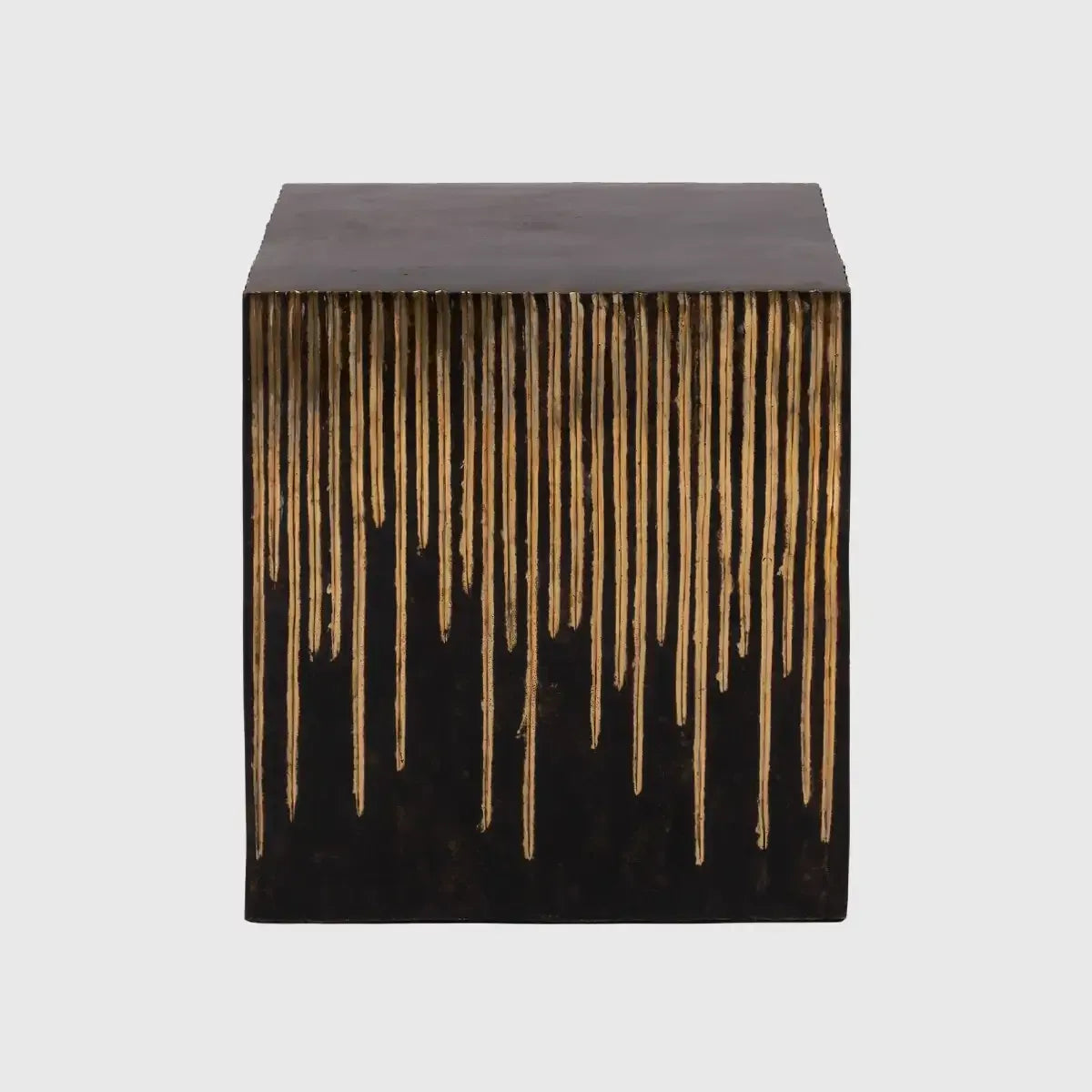Waterfall Bronze Side Table
