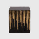 Waterfall Bronze Side Table