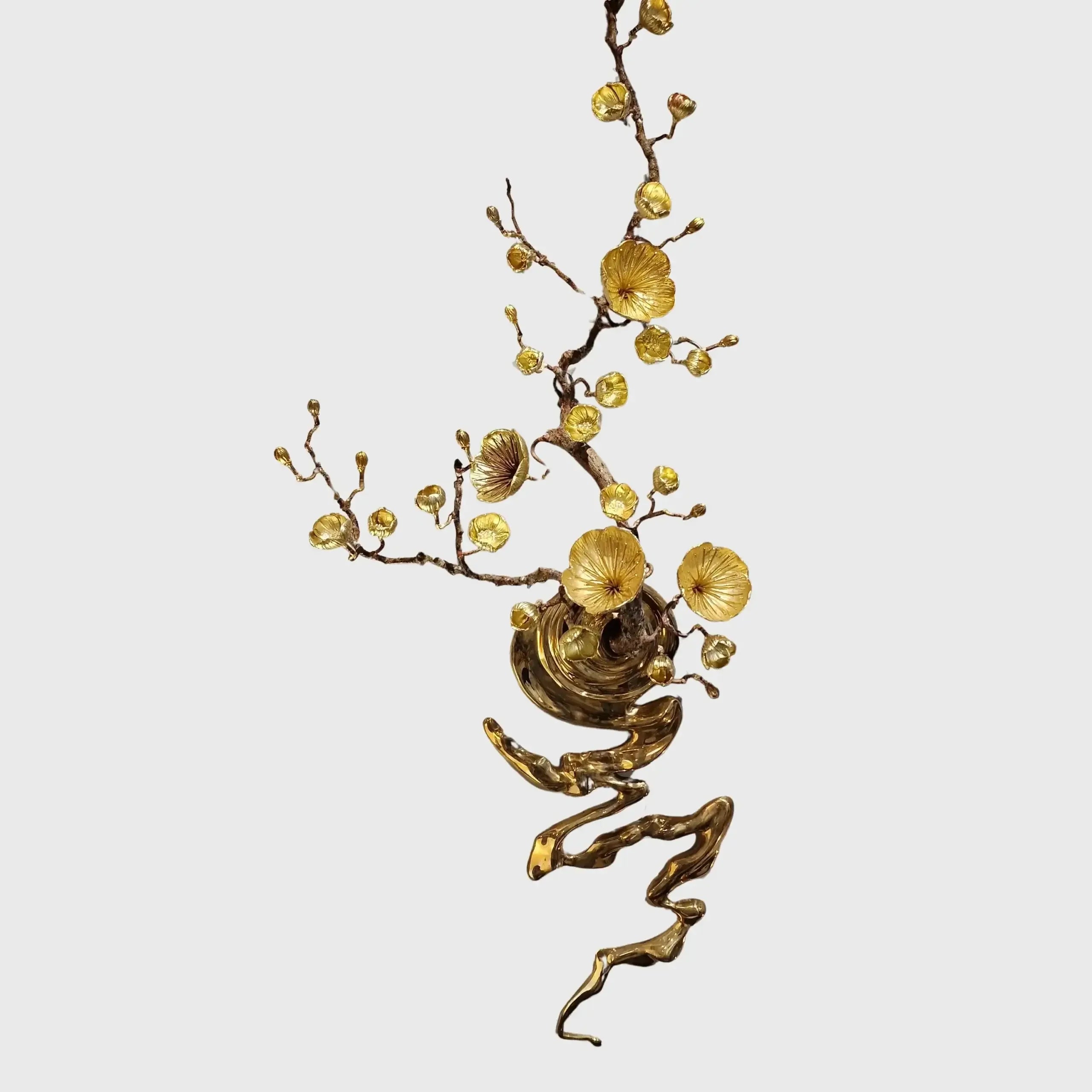 Waterfall Wall Bronze Sculpture