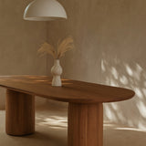Basilca Dining Table 270 - Walnut