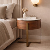 Aurelia Round Bedside Table