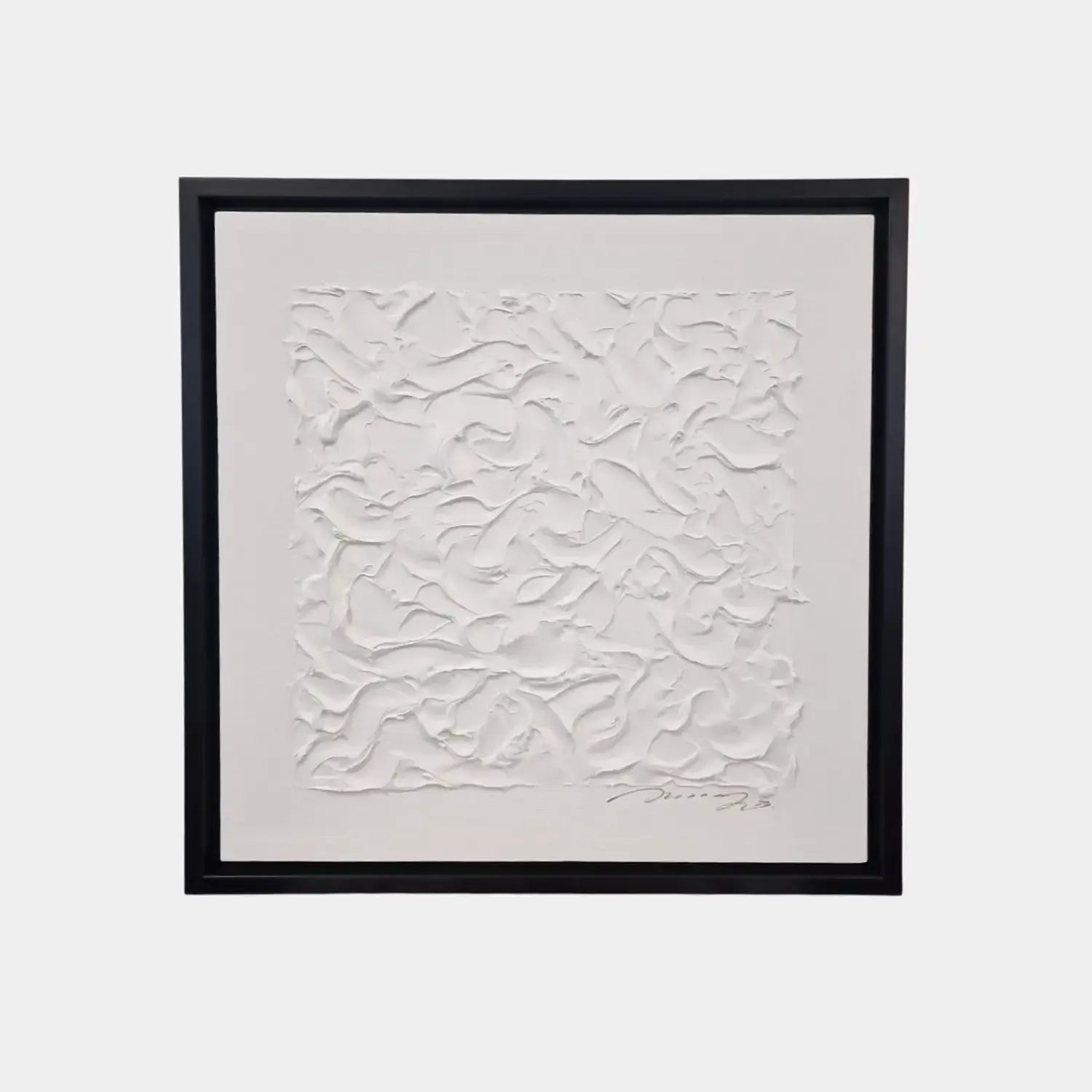 White 3d Art Abstract Painting Small 1