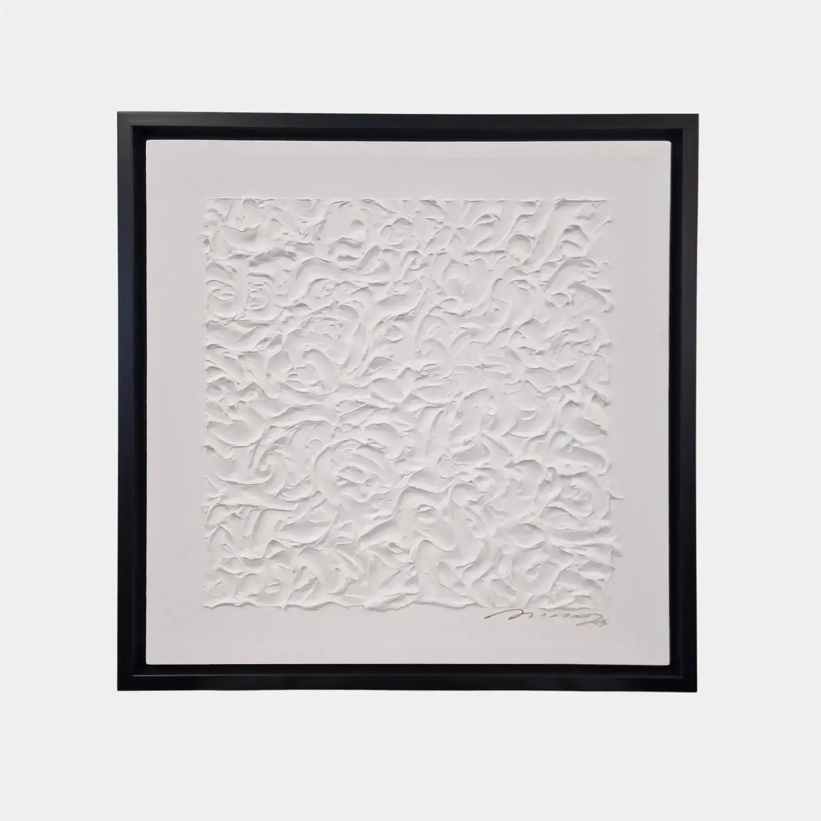 White 3d Art Abstract Painting Small 2
