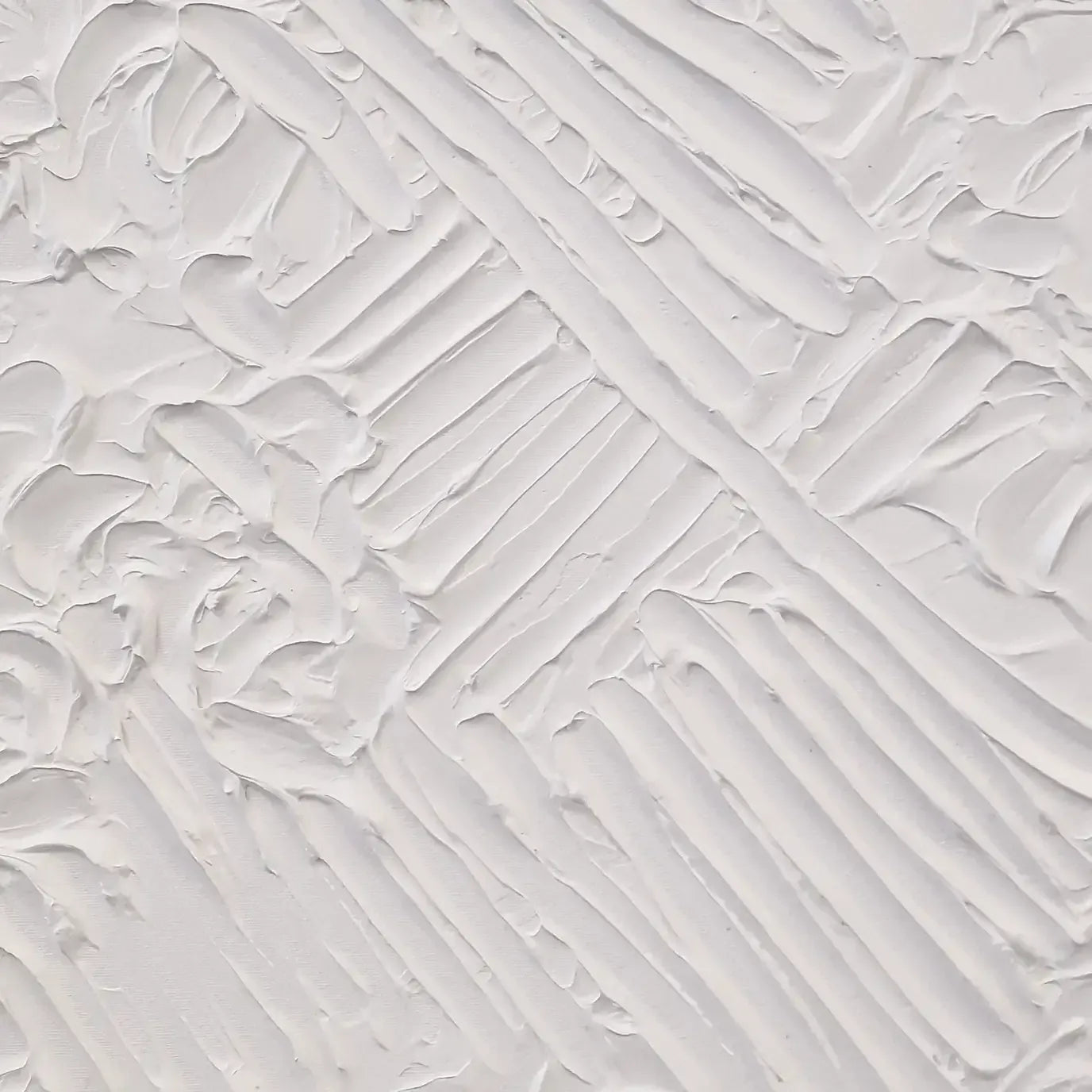 White 3d Art Abstract Painting Small 3