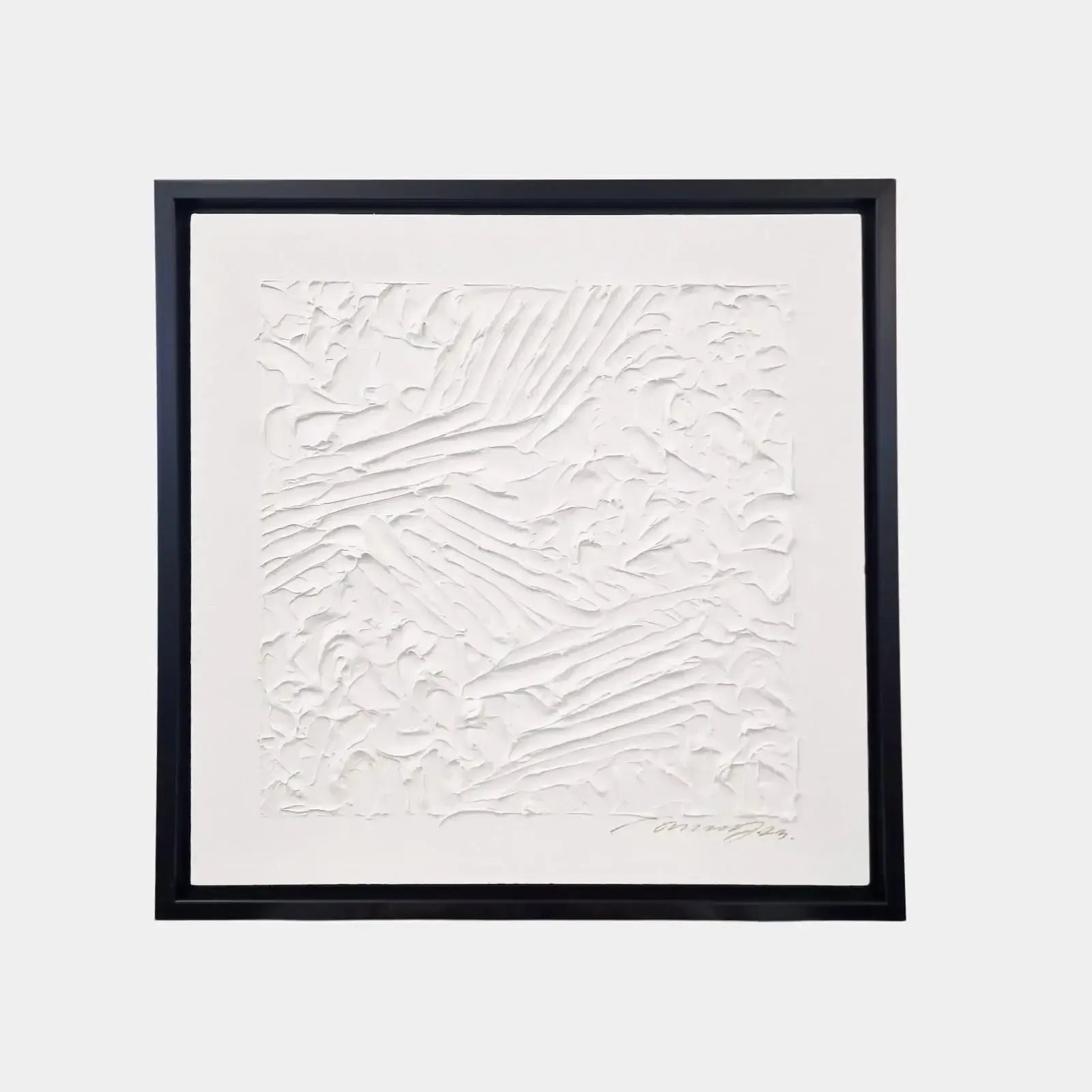 White 3d Art Abstract Painting Small 4