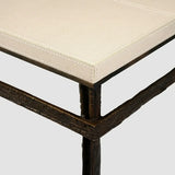Wode Console Bronze Dorato Pumice Leather