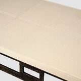 Wode Console Bronze Dorato Pumice Leather