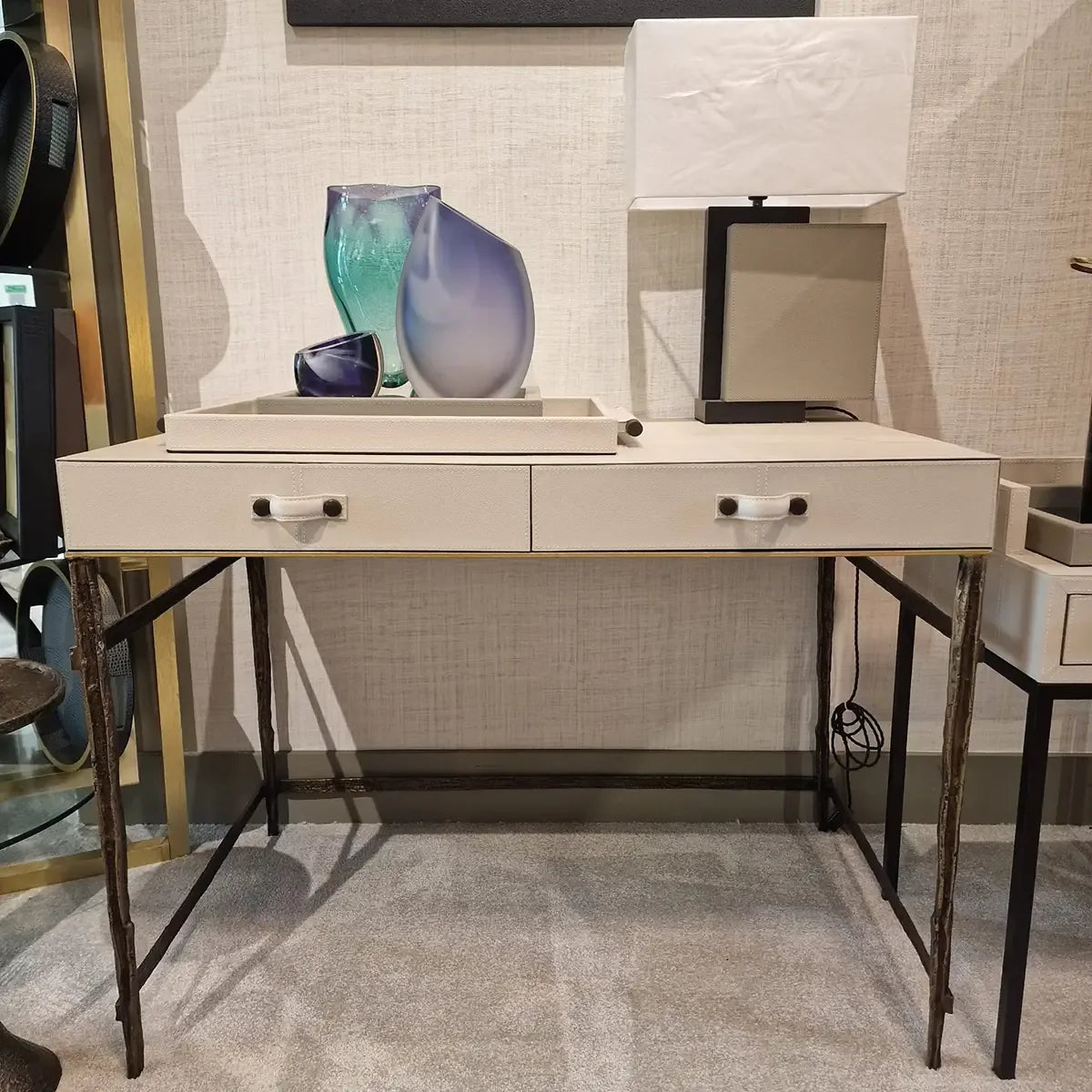 Wode Petite Desk Bronze Dorato