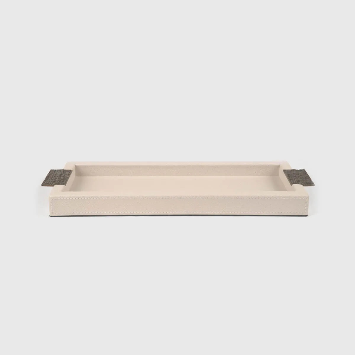 Wode Tray Rectangle Pumice Leather 47cm