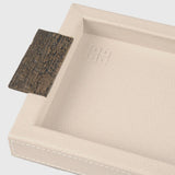 Wode Tray Rectangle Pumice Leather 47cm
