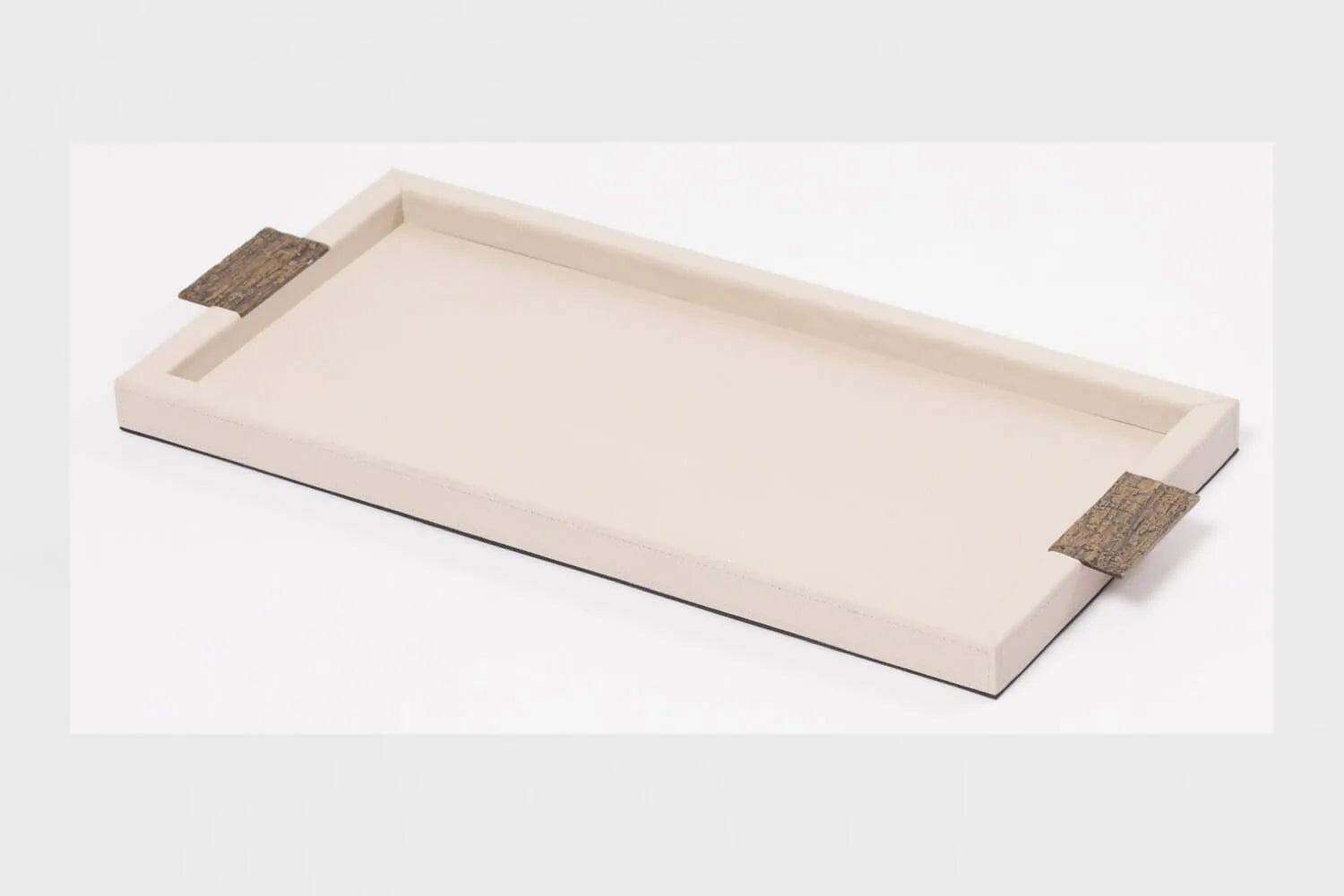 Wode Tray Rectangle Pumice Leather
