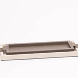 Wode Tray Rectangle Pumice Leather