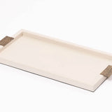 Wode Tray Rectangle Pumice Leather