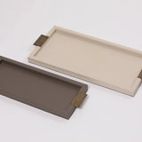 Wode Tray Rectangle Pumice Leather