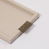 Wode Tray Rectangle Pumice Leather