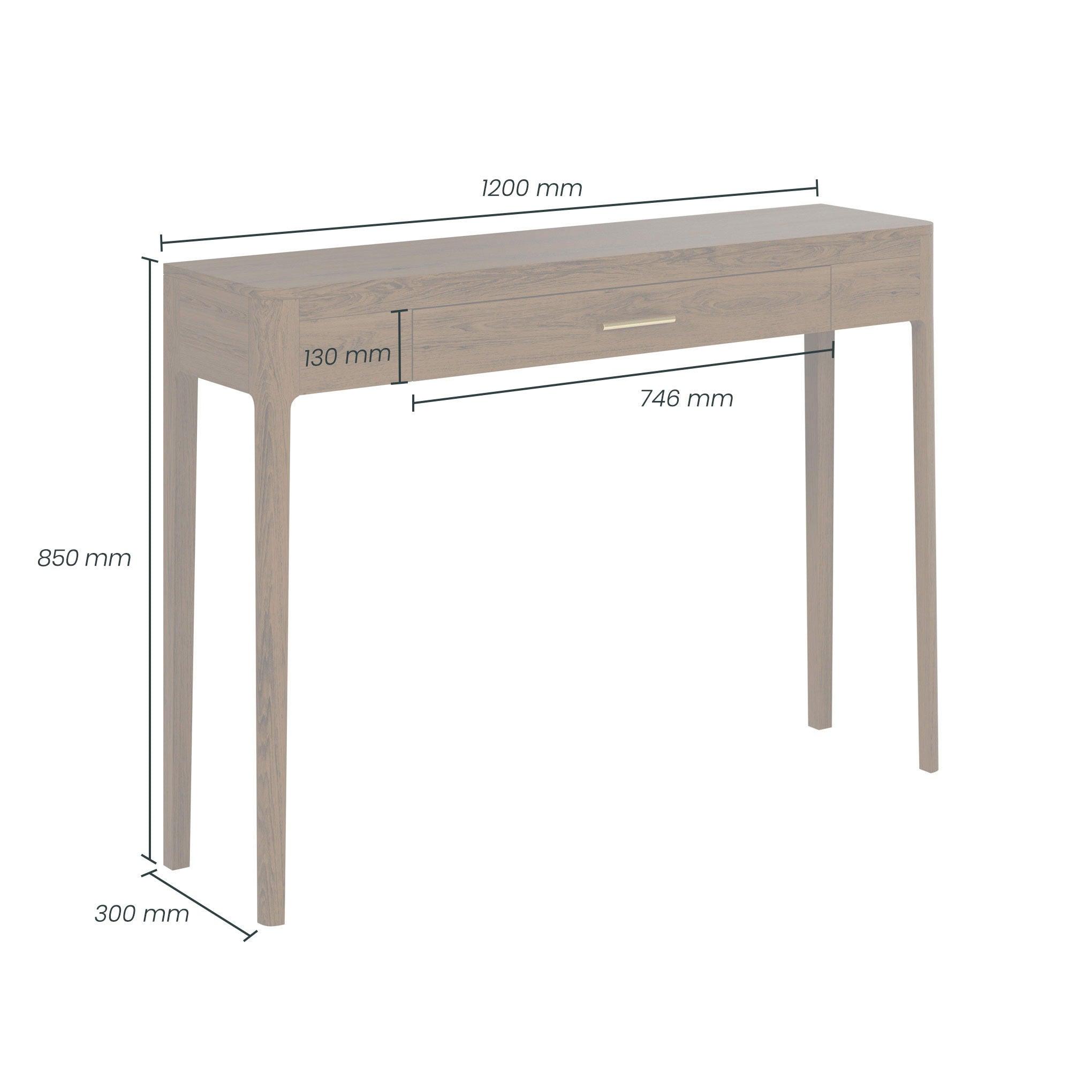 Abberley Console Table - Brown by DI Designs - Maison Rêves UK