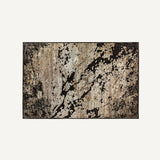Arleth Black Chenille Rug - Maison Rêves UK