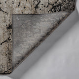 Arleth Black Chenille Rug - Maison Rêves UK