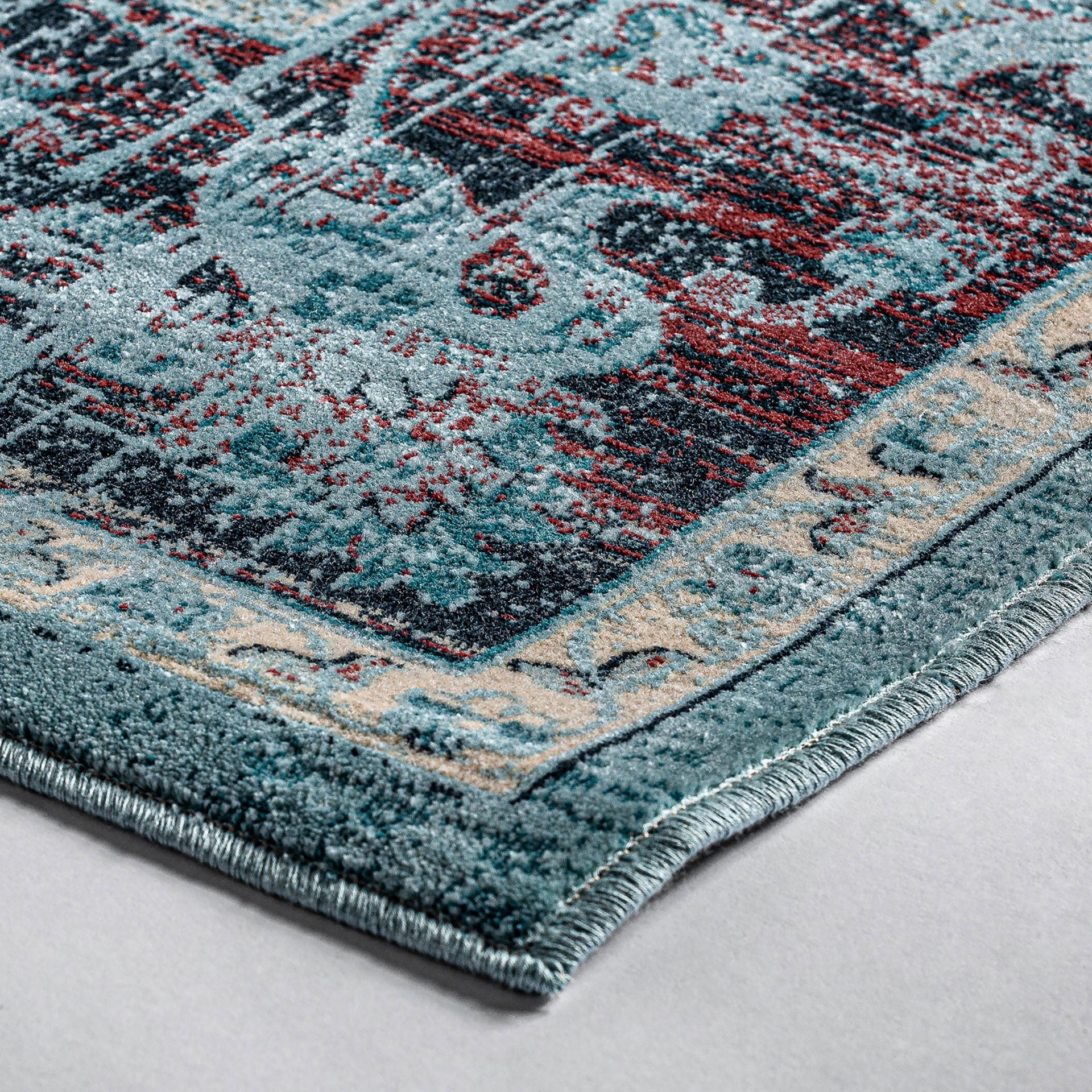 Suyay Turquoise Rug - Maison Rêves UK
