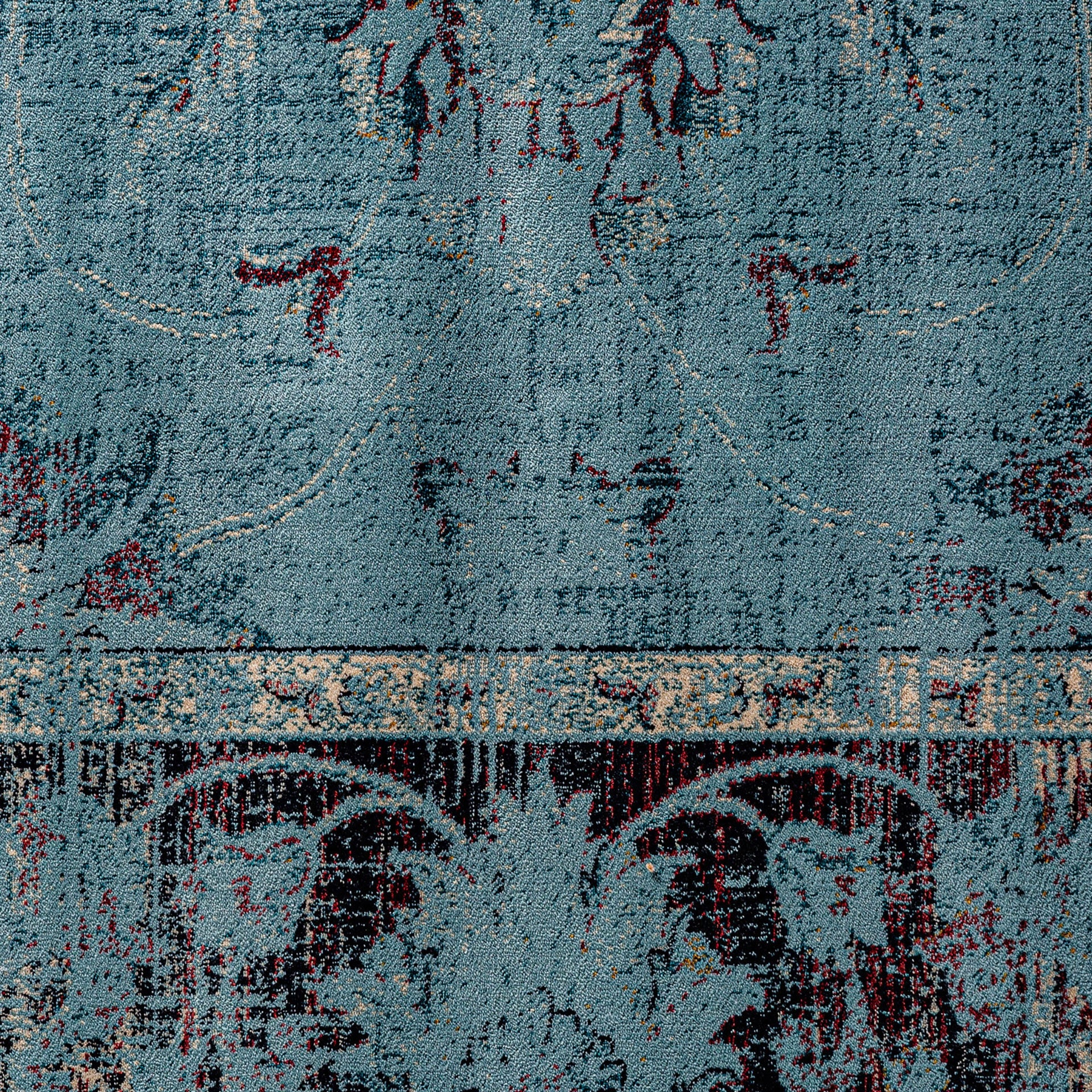 Suyay Turquoise Rug - Maison Rêves UK