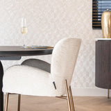 Amber Cream Fabric Dining Chair by Richmond Interiors - Maison Rêves UK