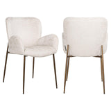 Amber Cream Fabric Dining Chair by Richmond Interiors - Maison Rêves UK