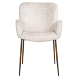 Amber Cream Fabric Dining Chair by Richmond Interiors - Maison Rêves UK