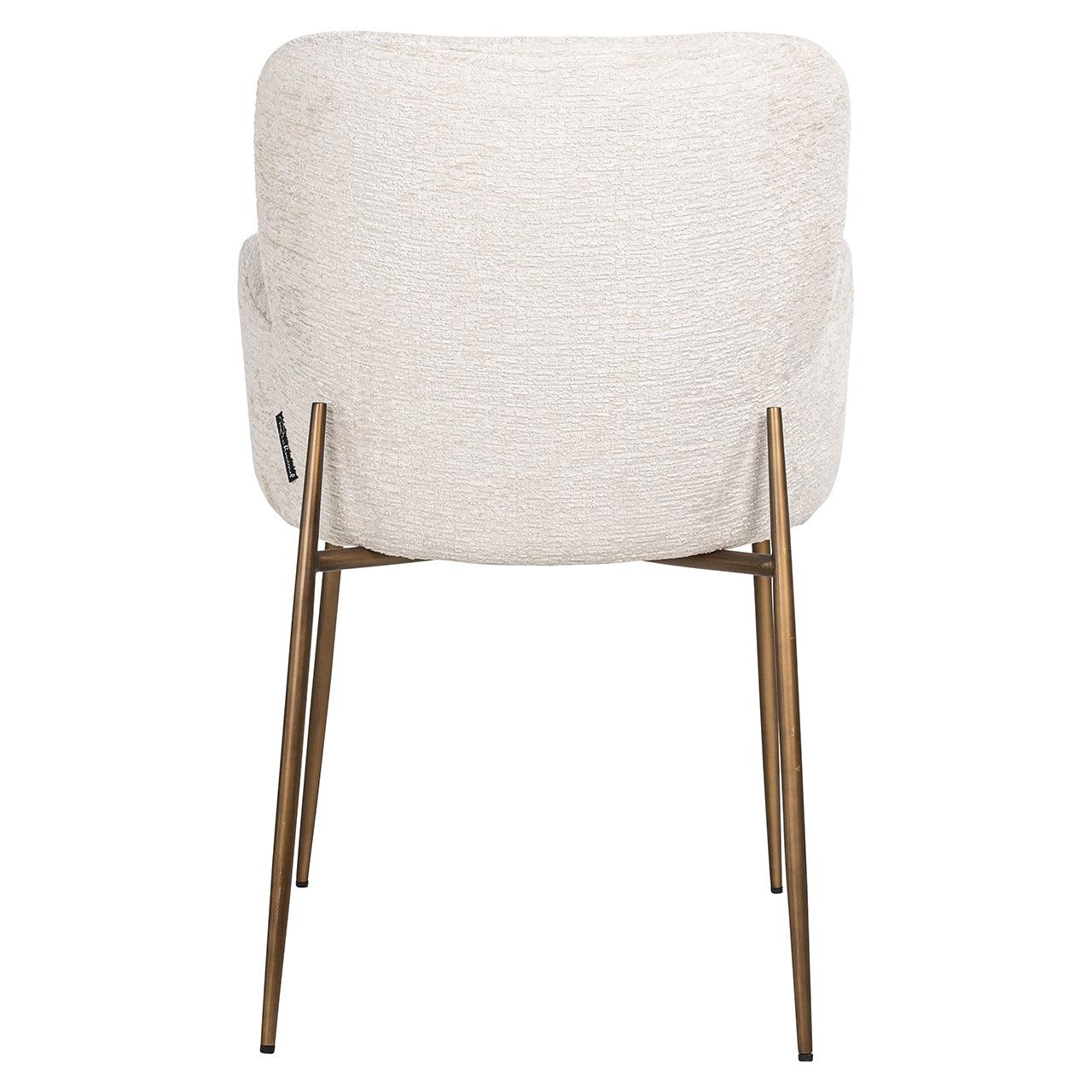 Amber Cream Fabric Dining Chair by Richmond Interiors - Maison Rêves UK