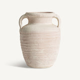 Klam Clay Amphora Vase - 33cm - Maison Rêves UK