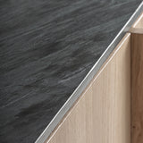 Nara Oak Wood Sideboard - 73cm - Maison Rêves UK
