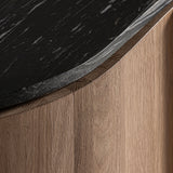 Nara Oak Wood Sideboard - 56cm - Maison Rêves UK