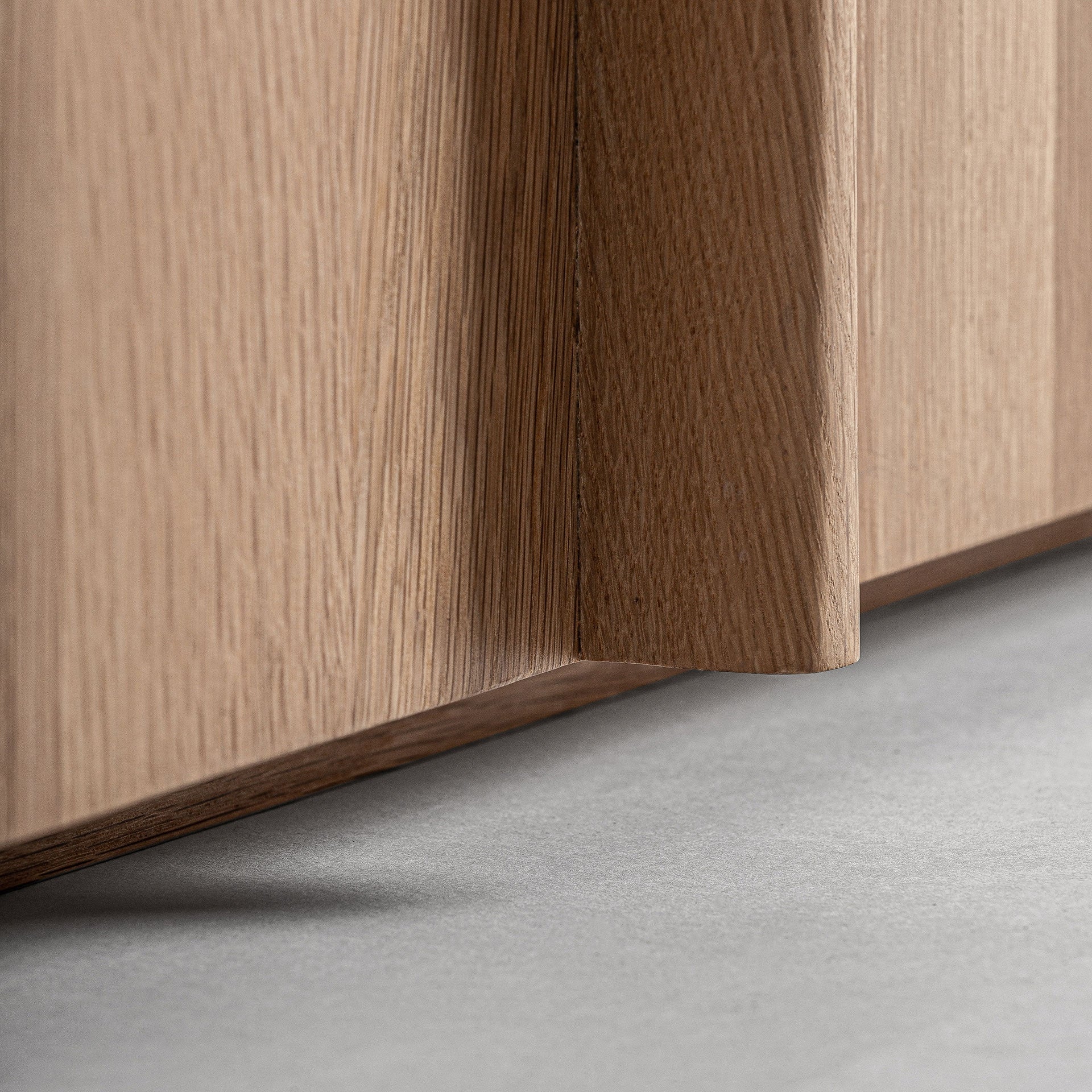 Nara Oak Wood Sideboard - 56cm - Maison Rêves UK
