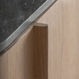 Nara Oak Wood Sideboard - 57cm - Maison Rêves UK