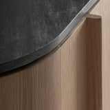 Nara Oak Wood Sideboard - 57cm - Maison Rêves UK