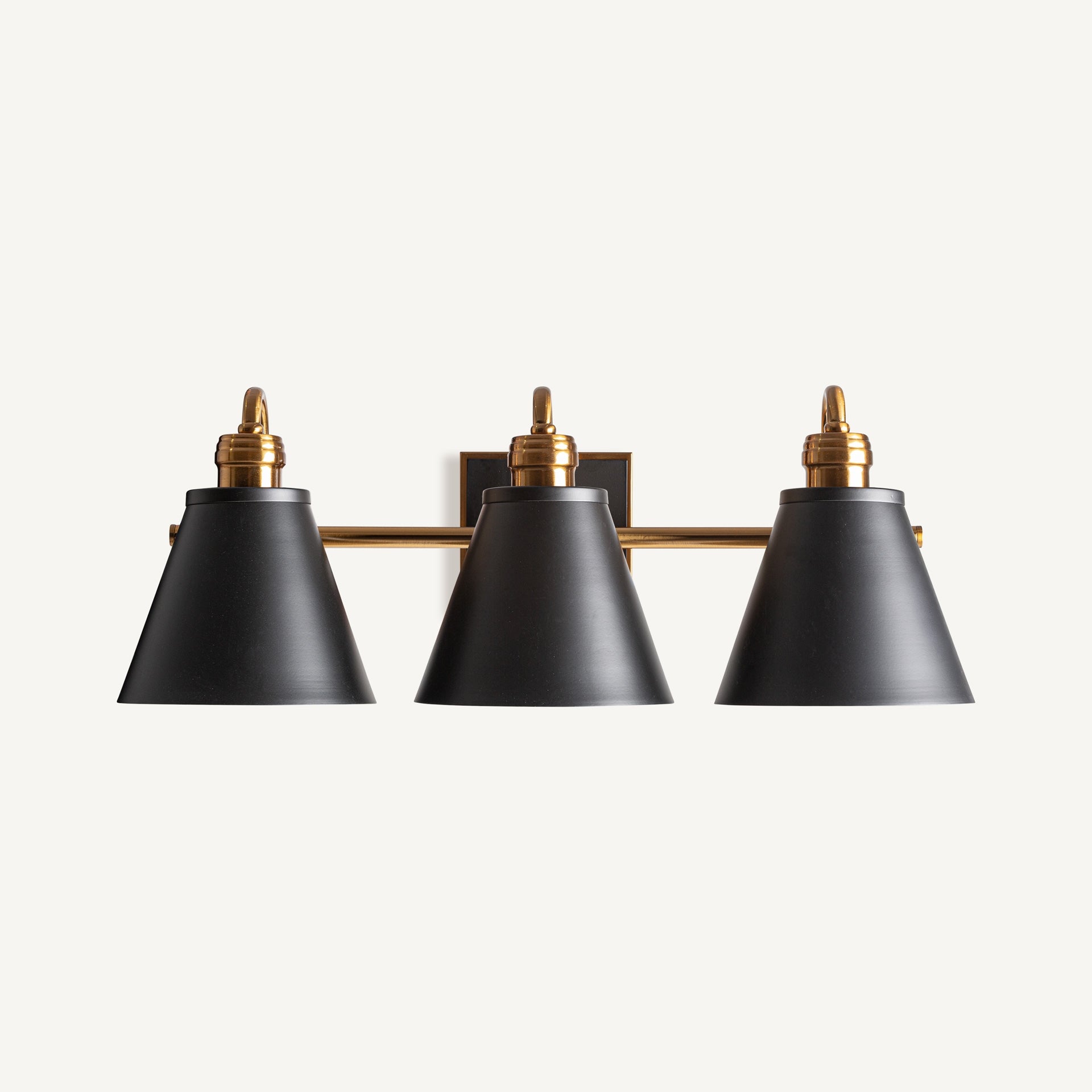 Gold Steel Wall Lamp - Maison Rêves UK