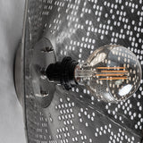 Jacquard Steel Wall Lamp - 13cm - Maison Rêves UK